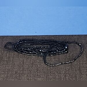 Black Beaded Bangles